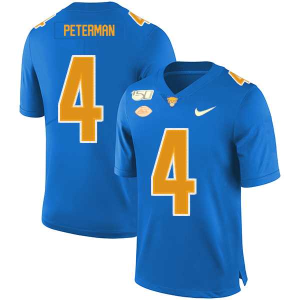 Pittsburgh Panthers 4 Nathan Peterman Blue 150th Anniversary Patch Nike College Football Jersey Dzhi,We sell and wholesale Pittsburgh Panthers 4 Nathan Peterman Blue 150th Anniversary Patch Nike College Football Jersey Dzhi on line form chian!